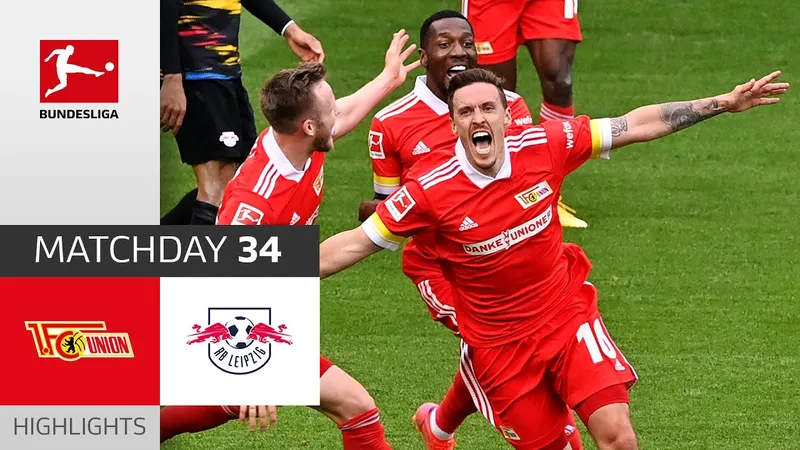 Bức ảnh trận đấu giữa Union Berlin và
